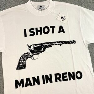 Warren Lotas T-Shirt size M I Shot A Man In Reno Johnny‎ Cash Country Western